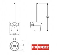 ESCOBILLERO PARED FIRMUS FRANKE